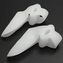 ATTELLE DE CORRECTION D’ORTEILS HALLUS VALGUS X 2 UNITEES + GEL DE CORRECTION X 2 UNITES 