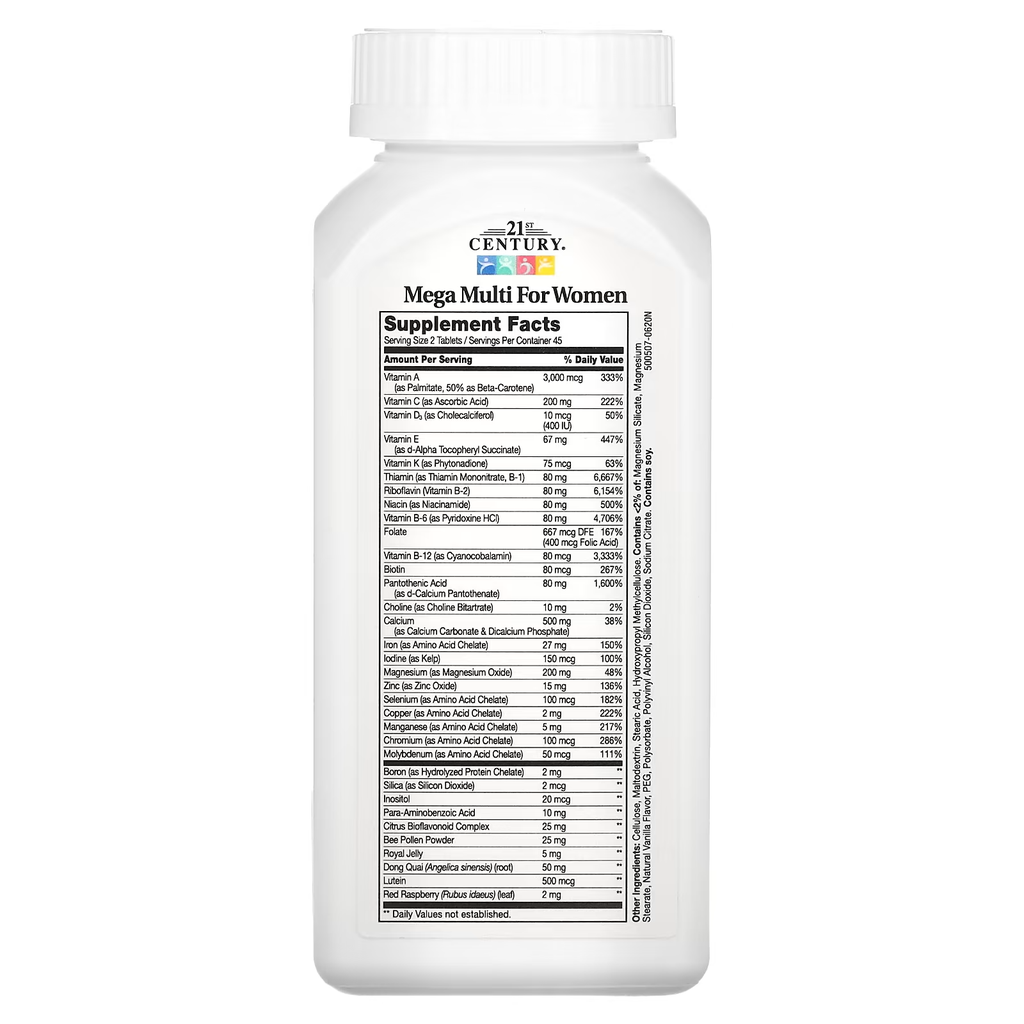 21ST CENTURY MEGA MULTI WOMEN 90 TABLETS