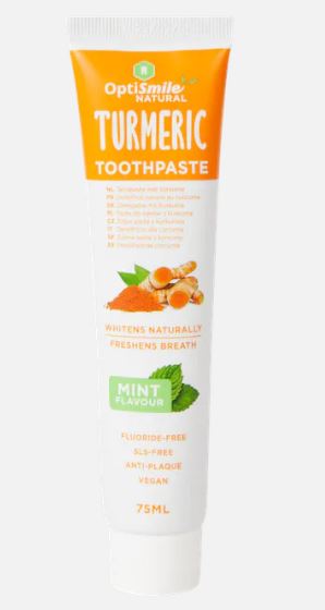 OPTISMILE DENTIFRICE NATUREL AU CURCUMA 75ML