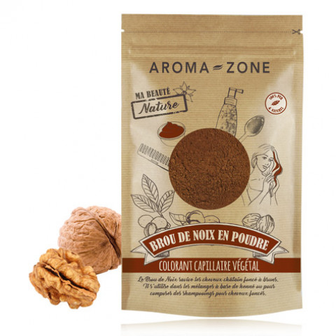 AROMA AZONE COLORANT CAPILLAIRE VÉGÉTAL BROU DE NOIX (POUDRE) - 250 G