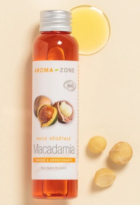 AROMA ZONE HUILE VÉGÉTALE MACADAMIA BIO 100 ML
