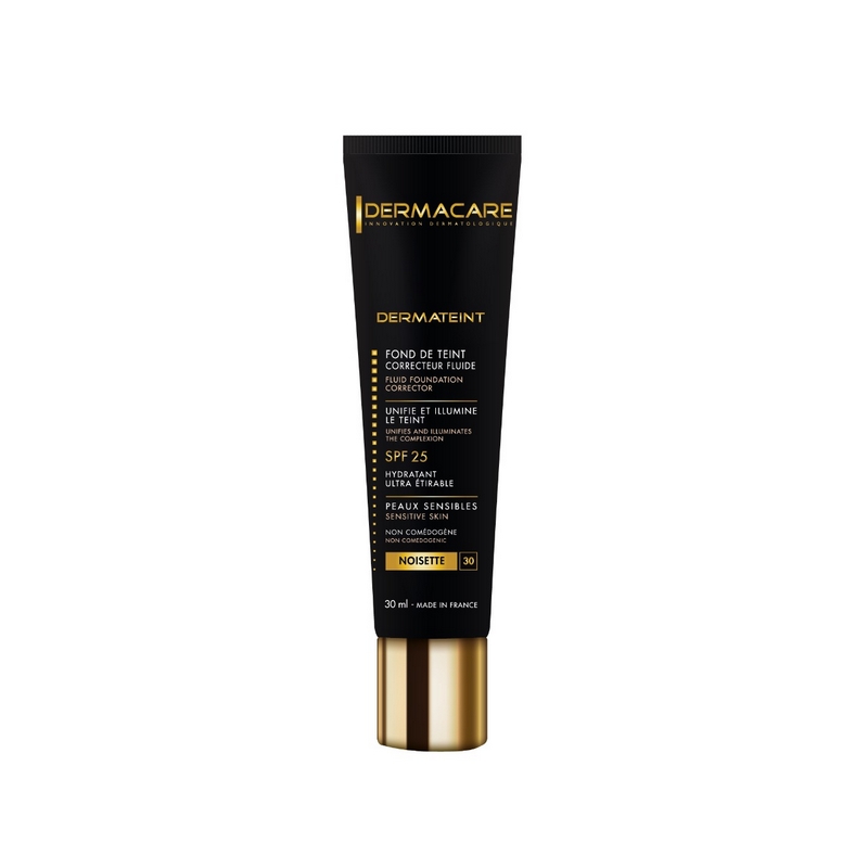 DERMACARE – DERMATEINT FOND DE TEINT CORRECTEUR FLUIDE NOISETTE CLAIR N° 30ML