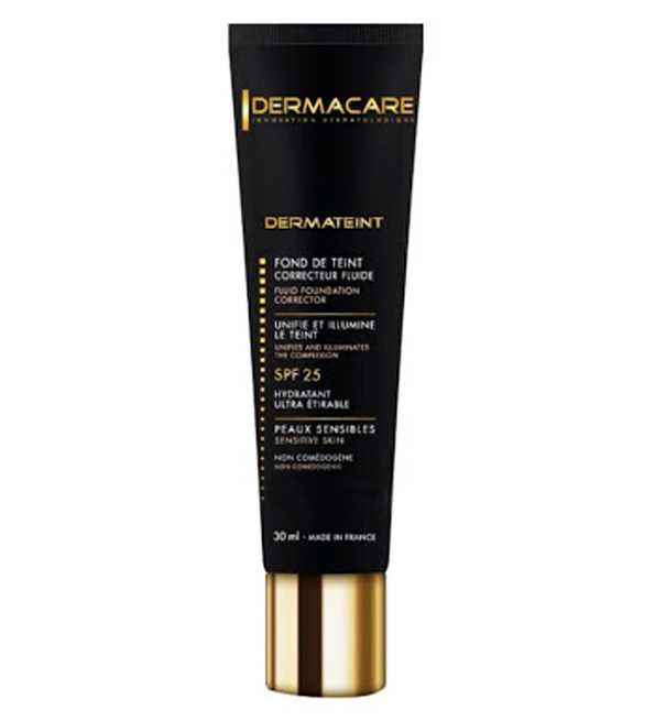 DERMACARE – DERMATEINT FOND DE TEINT CORRECTEUR FLUIDE SABLE CLAIR N°20-30ML