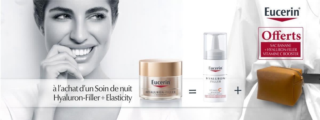 TROUSSE EUCERIN HYALURON FILLER JOUR 50ML + FLUIDE ANTI-AGE 50ML