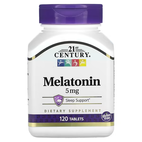 21ST CENTURY MÉLATONINE 5MG 120 TABLETS