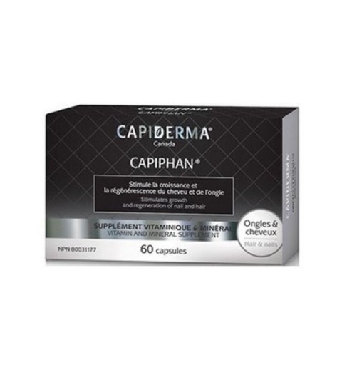 CAPIDERMA CAPIPHAN ONGLES ET CHEVEUX 60 CAPSULES