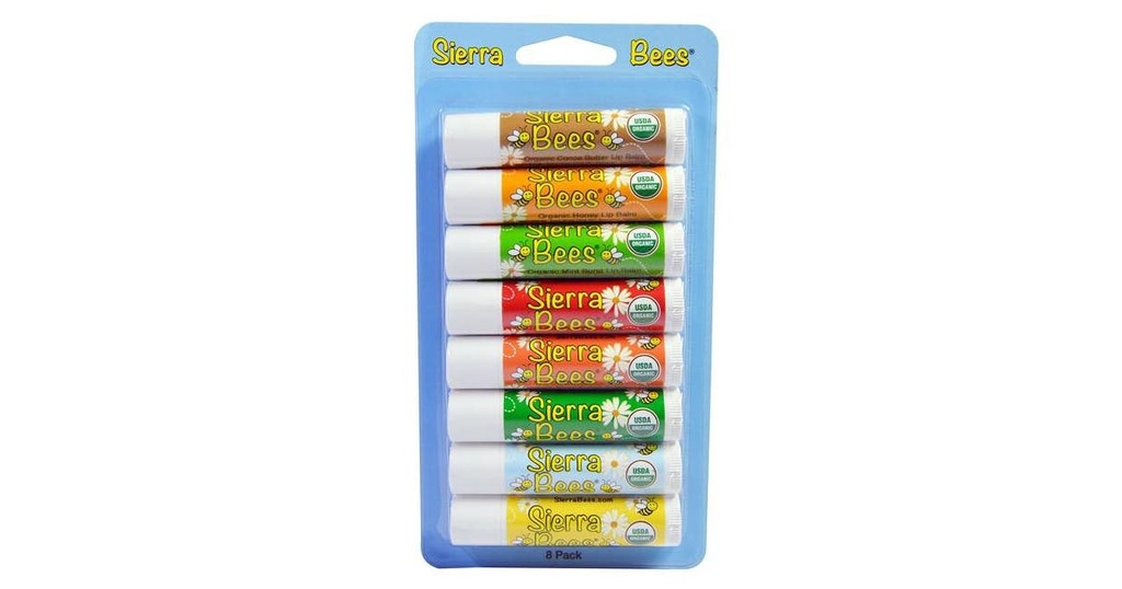 SIERRA BEES BAUME BIO A LEVRES 8 UNITÉS