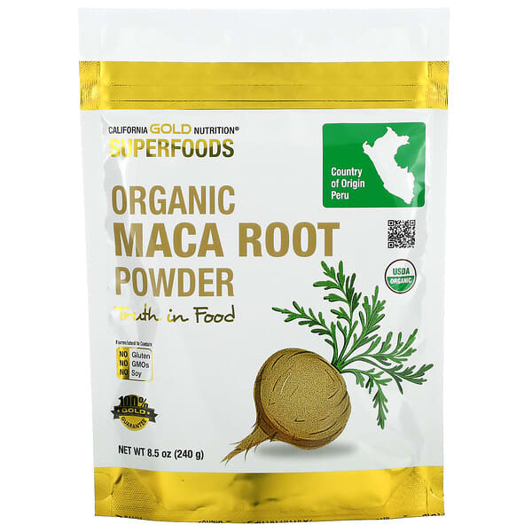 CGN POUDRE DE RACINE DE MACA BIOLOGIQUE, 240 G