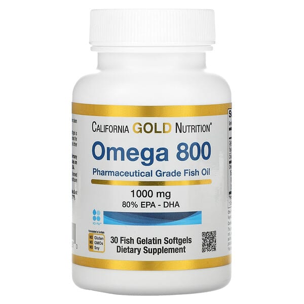 CALIFORNIA GOLD NUTRITION OMEGA 800 1000MG 30CAPS