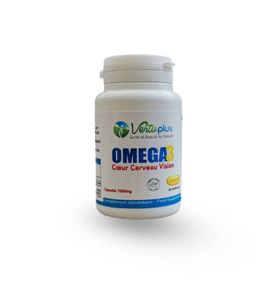 VERTU PLUS OMEGA 3 1000MG 50 CAPSULES