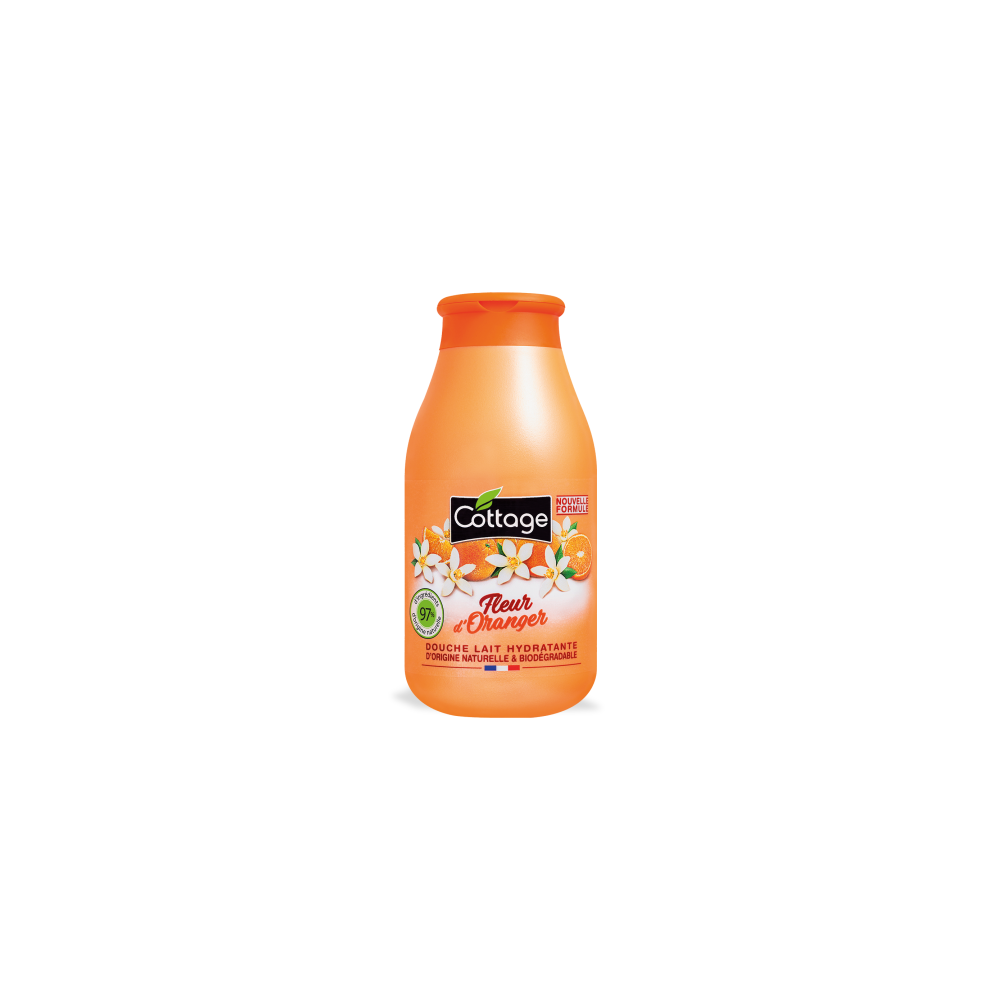 COTTAGE DOUCHE LAIT HYDRATANTE FLEUR D’ORANGER 250ML