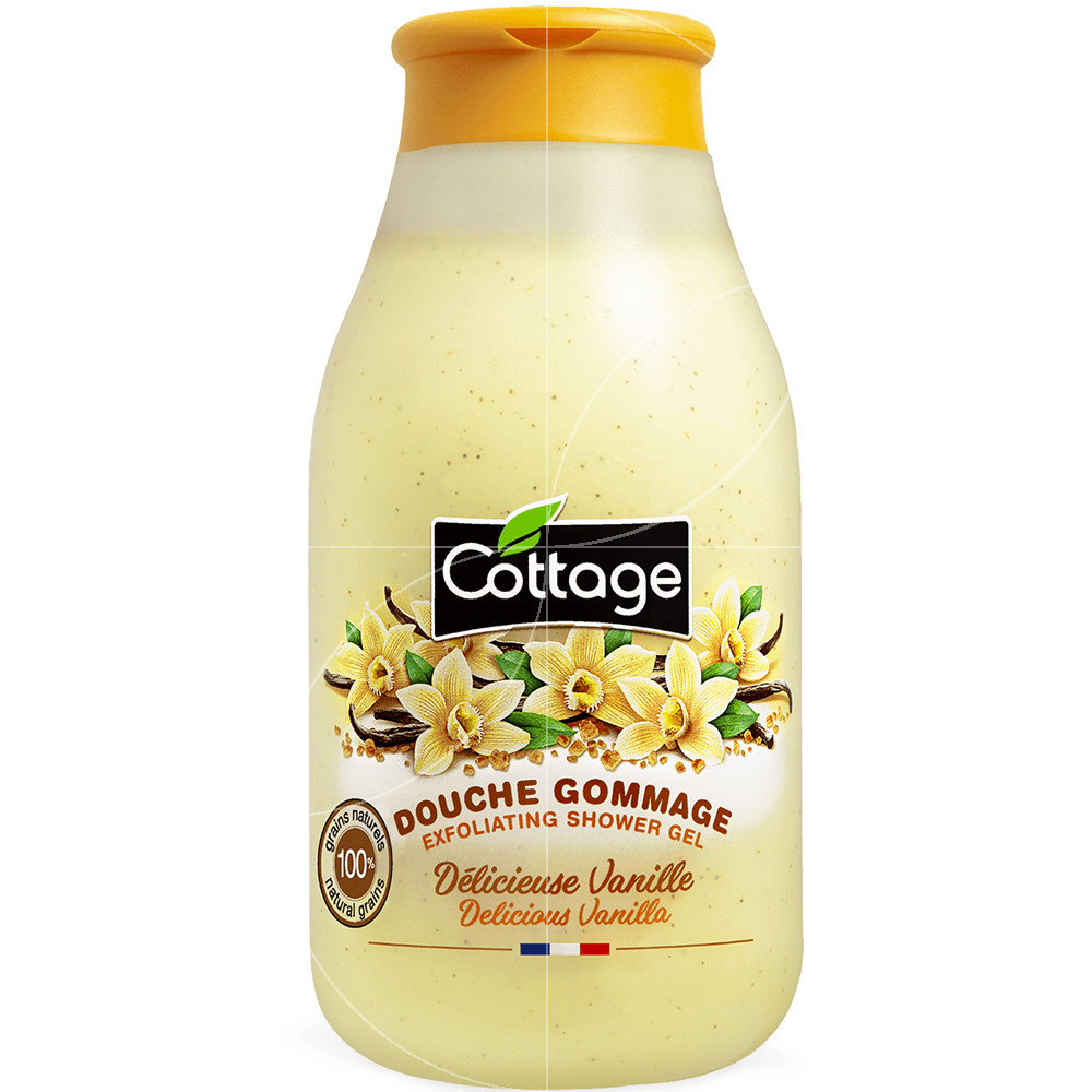 COTTAGE DOUCHE GOMMAGE DELICIEUSE VANILLE 270ML