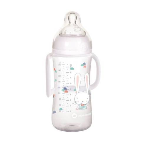 BEBE CONFORT BIBERON PP EMOTION AVEC POIGNET 270ML 6-24 BLANC