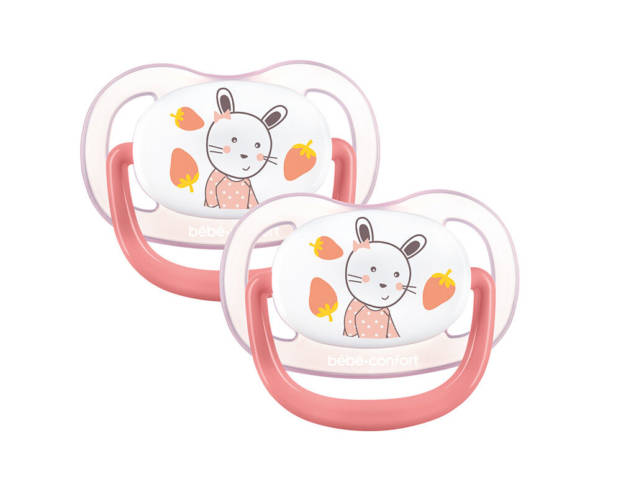BEBE CONFORT 2 SUCETTES PHYSIO AIR CONFORT SILICONE 18/36
