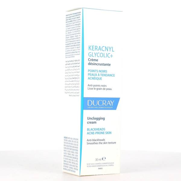DUCRAY KERACNYL GLYCOLIC + CREME DESINCRUSTANTE 30 ML