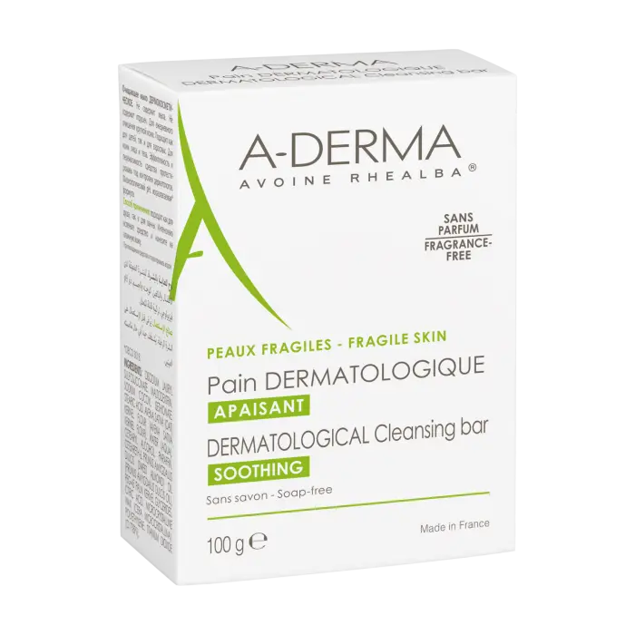 A DERMA PAIN DERMATOLOGIQUE SANS SAVON  AU LAIT D'AVOINE 100 G