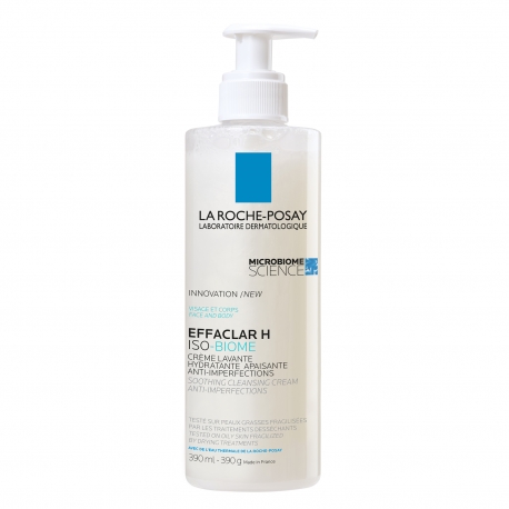 LA ROCHE POSAY EFFACLAR H ISO BIOME CREME LAVANTE 390ML