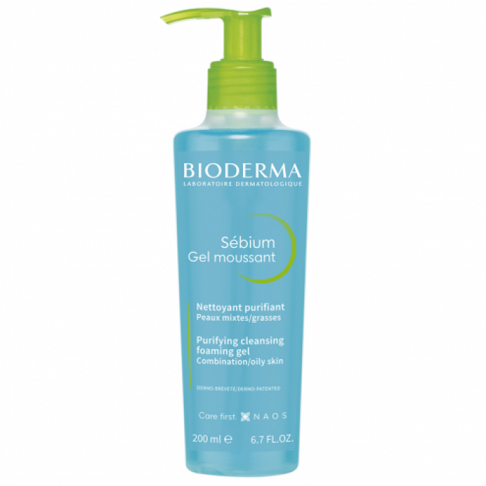 BIODERMA SEBIUM GEL MOUSSANT 200ML