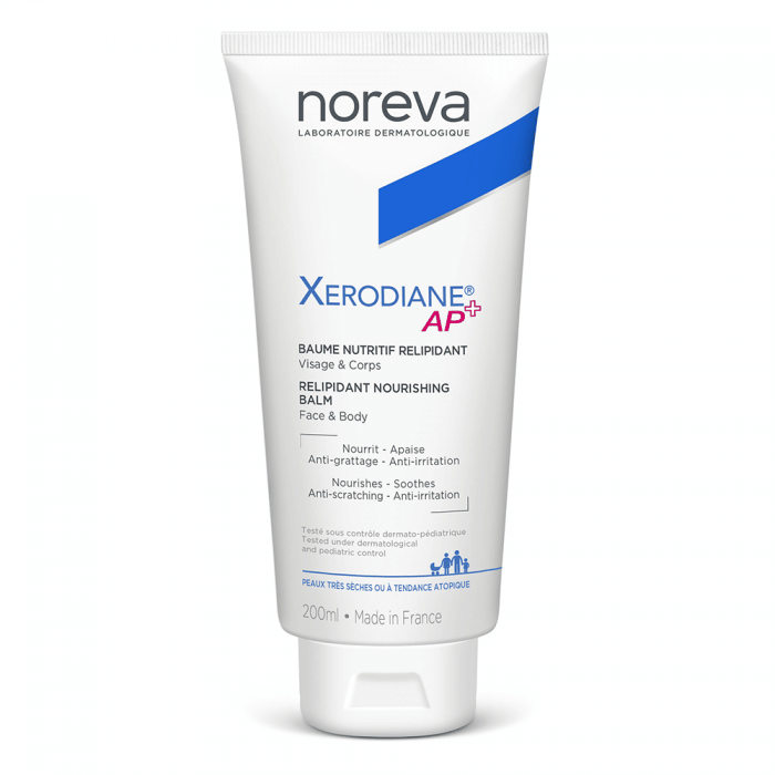 NOREVA BAUME NUTRITIF RELIPIDANT XERODIANE AP+ PEAUX SENSIBLES 200ML