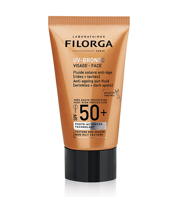 FILORGA UV BRONZE VISAGE FLUIDE SOLAIRE ANTI AGE + ANTI TACHE 40ML