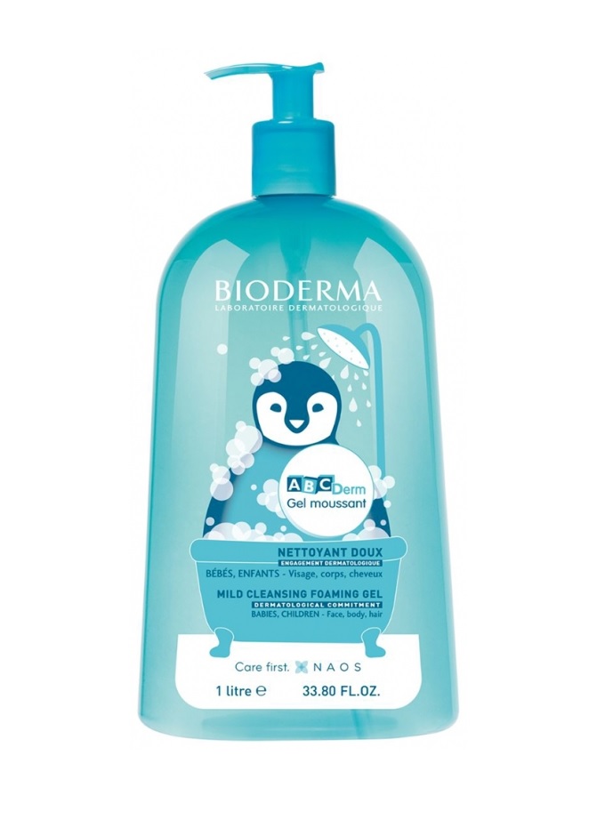 BIODERMA ABC DERM GEL MOUSSANT 1 LITRE
