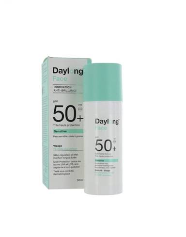 DAYLONG FACE SENSITIVE FLUIDE REGULATEUR SPF  50+ 50ML