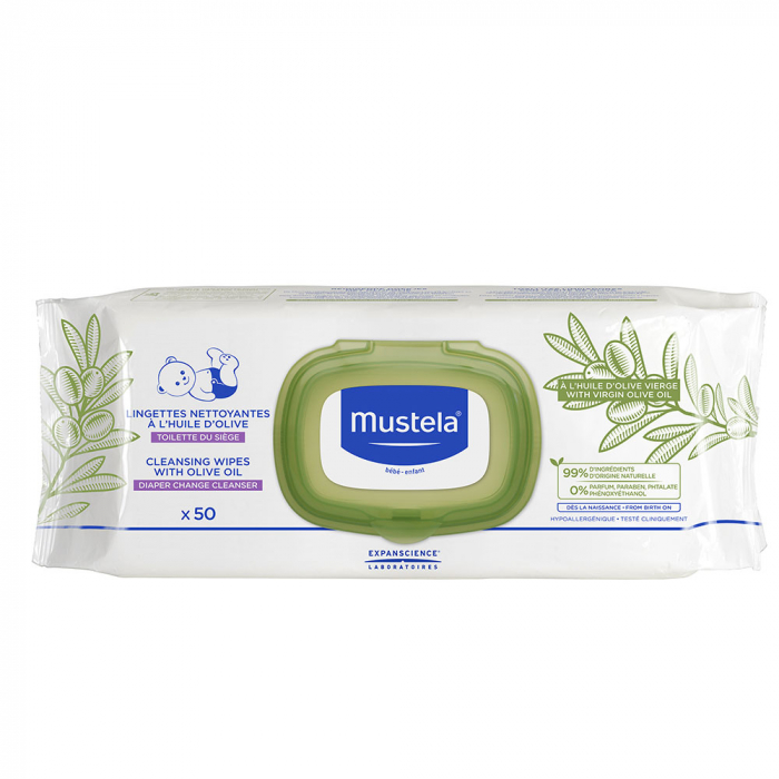 MUSTELA LINGETTE HUILE D OLIVE 50