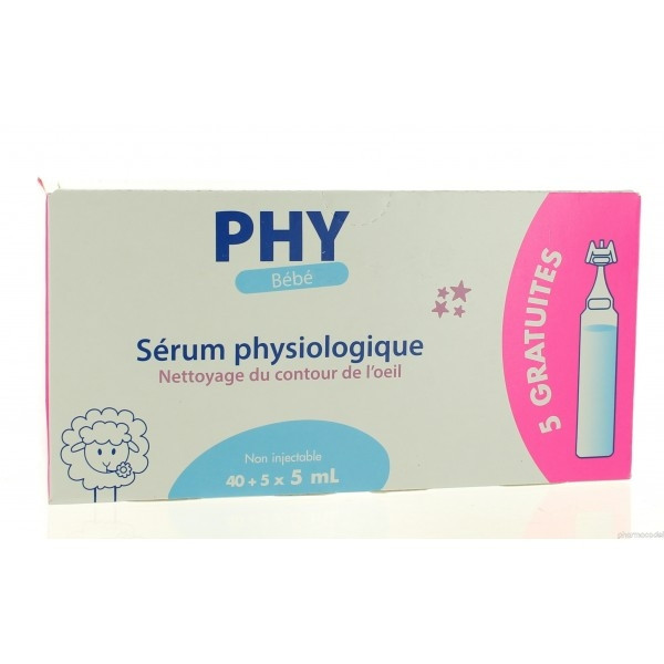 GILBERT SERUM PHYSIOLOGIQUE 40+5 UNIDOSES