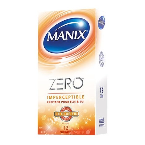 MANIX ZERO PRÉSERVATIF EXCITANT BOITE DE 12