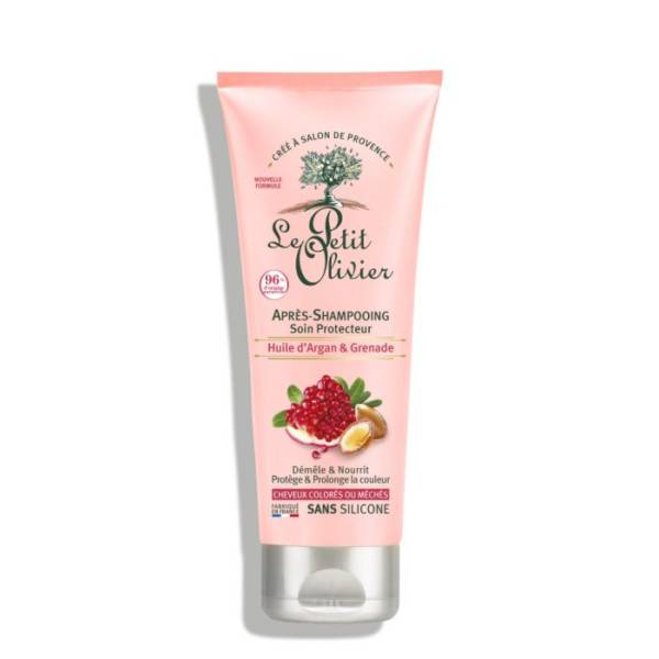 LE PETIT OLIVIER APRES SHAMPOOING SOIN PROTECTEUR HUILE D ARGAN ET GRENADE 200ML