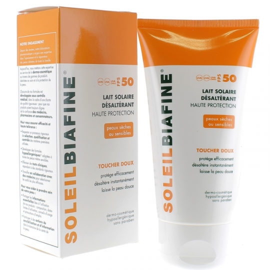 LAIT SOLAIRE BIAFINE SPF 50+ 150ML