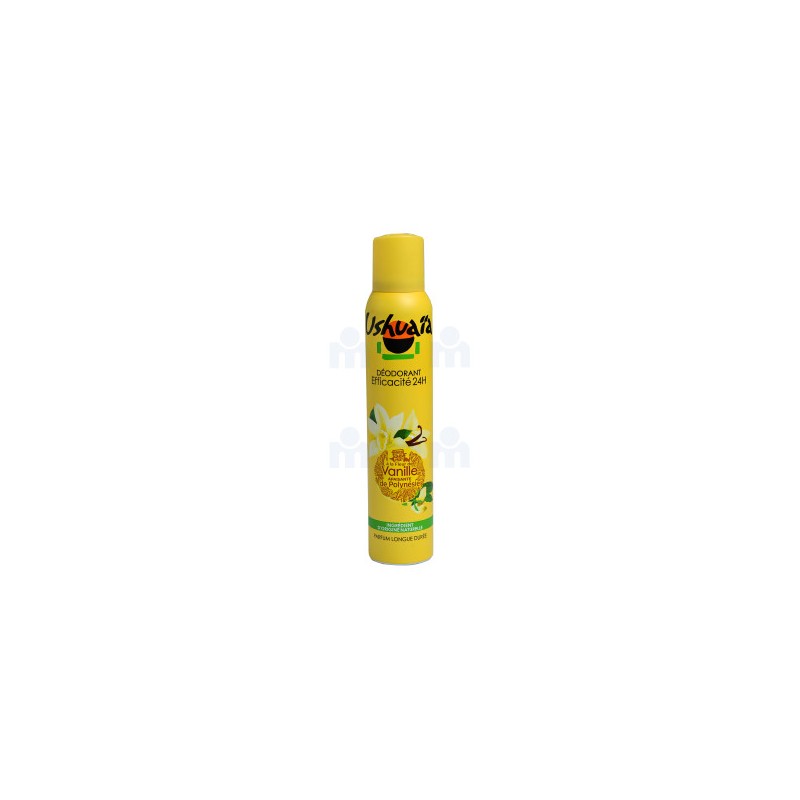 USHUAIA DEODORANT SPRAY VANILLE APAISANTE 250ML