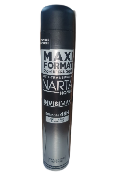 NARTA HOMME INVISIMAX SPRAY ANTI-TRANSPIRANT 48H - 250ML