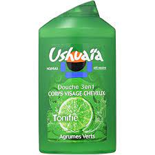 USHUAIA GEL DOUCHE 3 EN 1 TONIFIE