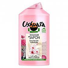 USHUAIA GEL DOUCHE LAIT DE RIZ FLEUR SAKURA
