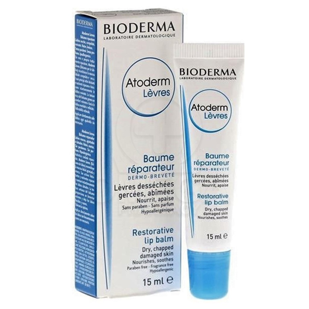 BIODERMA ATODERM LEVRES BAUME REPARATEUR 15ML
