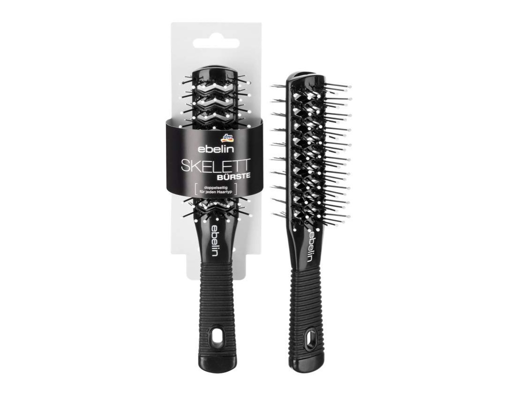 EBELIN BROSSE SQUELETTE DOUBLE FACE. 1 PC