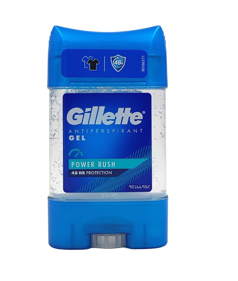 GILLETTE ANTIPERSPIRANT GEL POWER RUSH 70ML