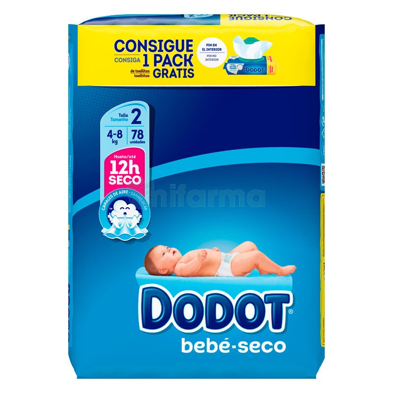 DODOT COUCHE TAILLE 2 78 UNITES