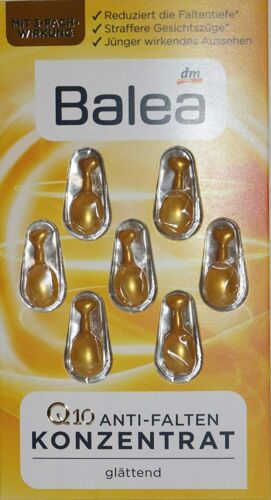 BALEA Q10 CONCENTRÉ ANTI-RIDES LISSANT  7 PCS