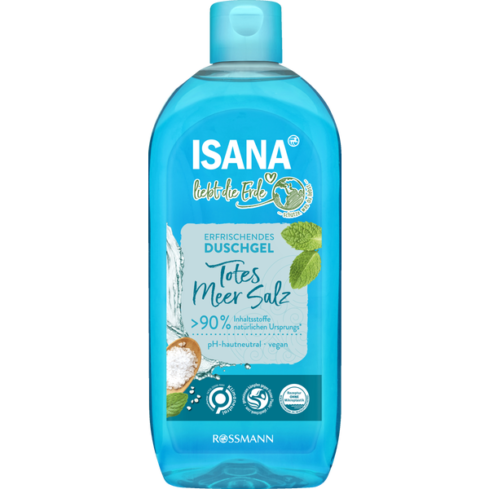 ISANA GEL DOUCHE RAFRAICHISSANT SEL DE LA MER MORTE 300ML
