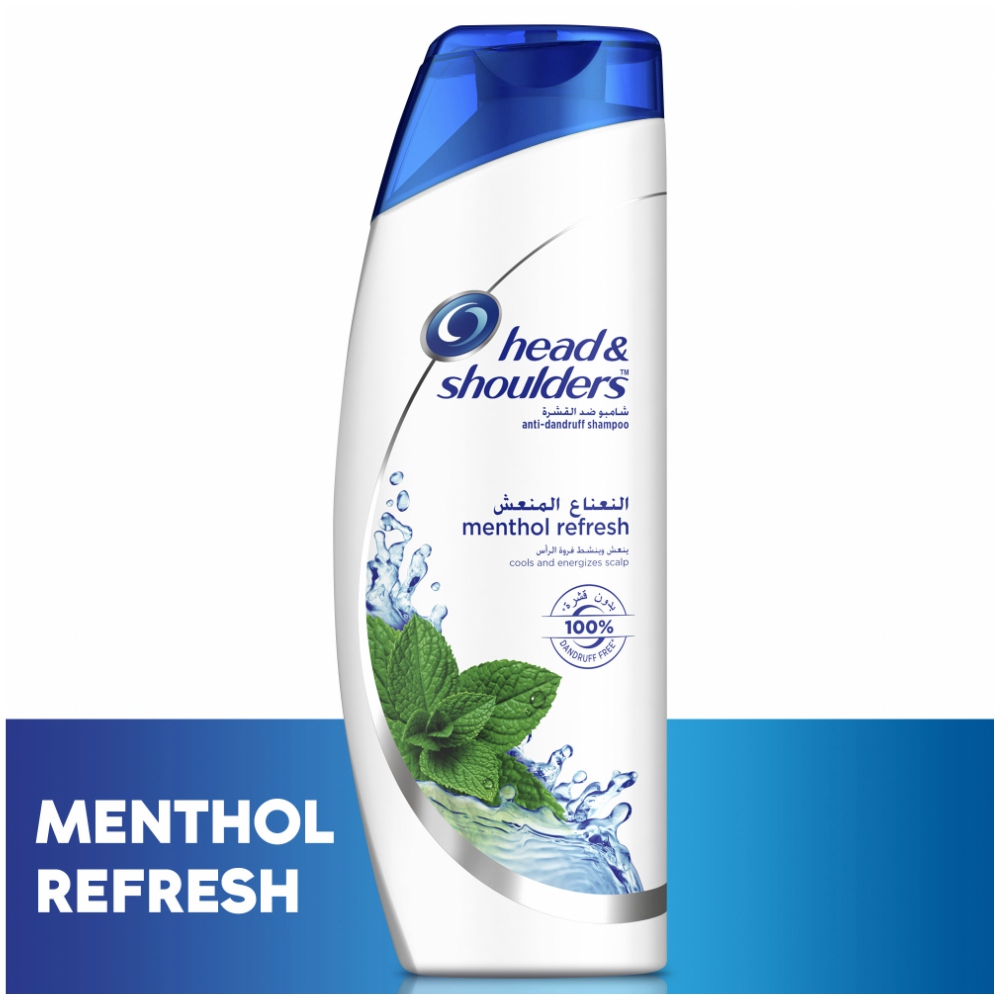 HEAD&SHOULDERS SHAMPOO 2 EN1 MENTHOL 400ML