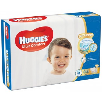 HUGGIES COUCHE TAILLE 5 42 UNITÉS