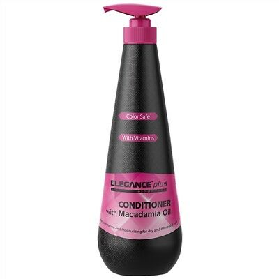 ELEGANCE PLUS APRES-SHAMPOING MACADAMIA OIL 400ML