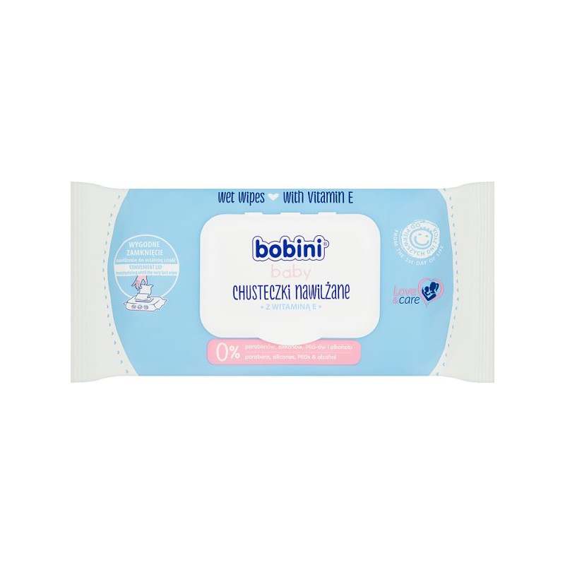 BOBINI LINGETTE BABY VITAMINE E 70 U