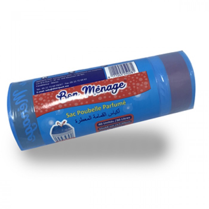 BON MENAGE SAC POUBELLE PARFUME 40 UNITES / 30L
