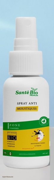 SANTE BIO PREMIUM SPRAY ANTI MOUSTIQUES 60ML