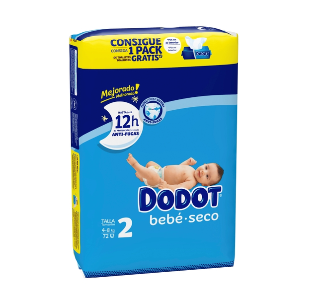 DODOT COUCHE TAILLE 2 72U