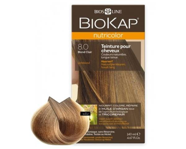 BIOKAP NUTRICOLOR 8.0 BLOND CLAIR