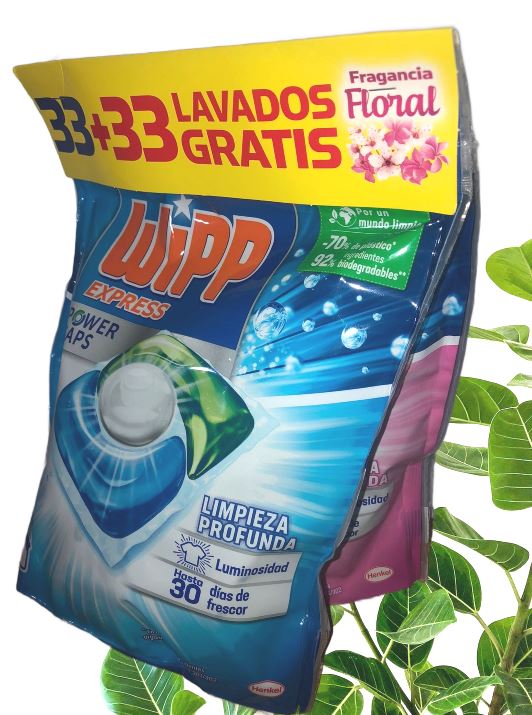 WIPP EXPRESS CAPSULE 33 LAVAGES +33 GRATUITS